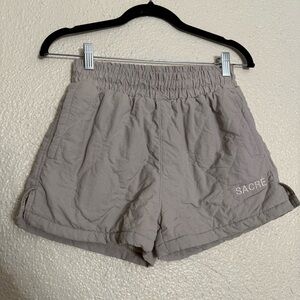 Sacre grey Sand Puffer Outdoor Athletic Athletic quilted Shorts Size XS